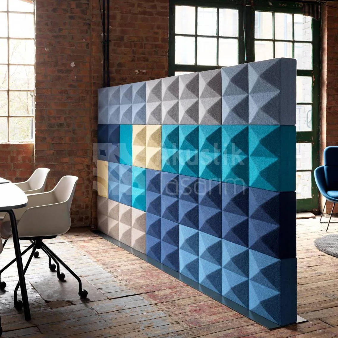 3D Akustik Panel yan görsel 3