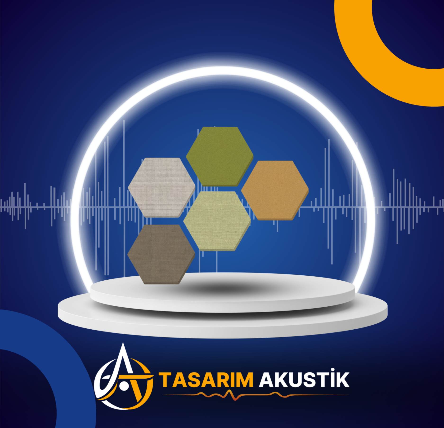 Altıgen Akustik Panel görsel 2