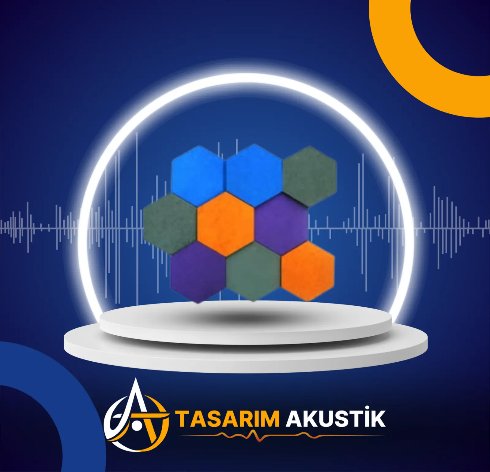 Altıgen Akustik Panel görsel 3
