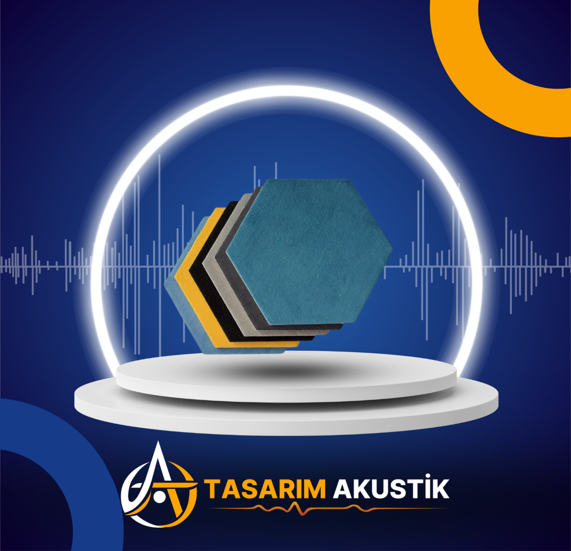 Altıgen Akustik Panel görsel 4