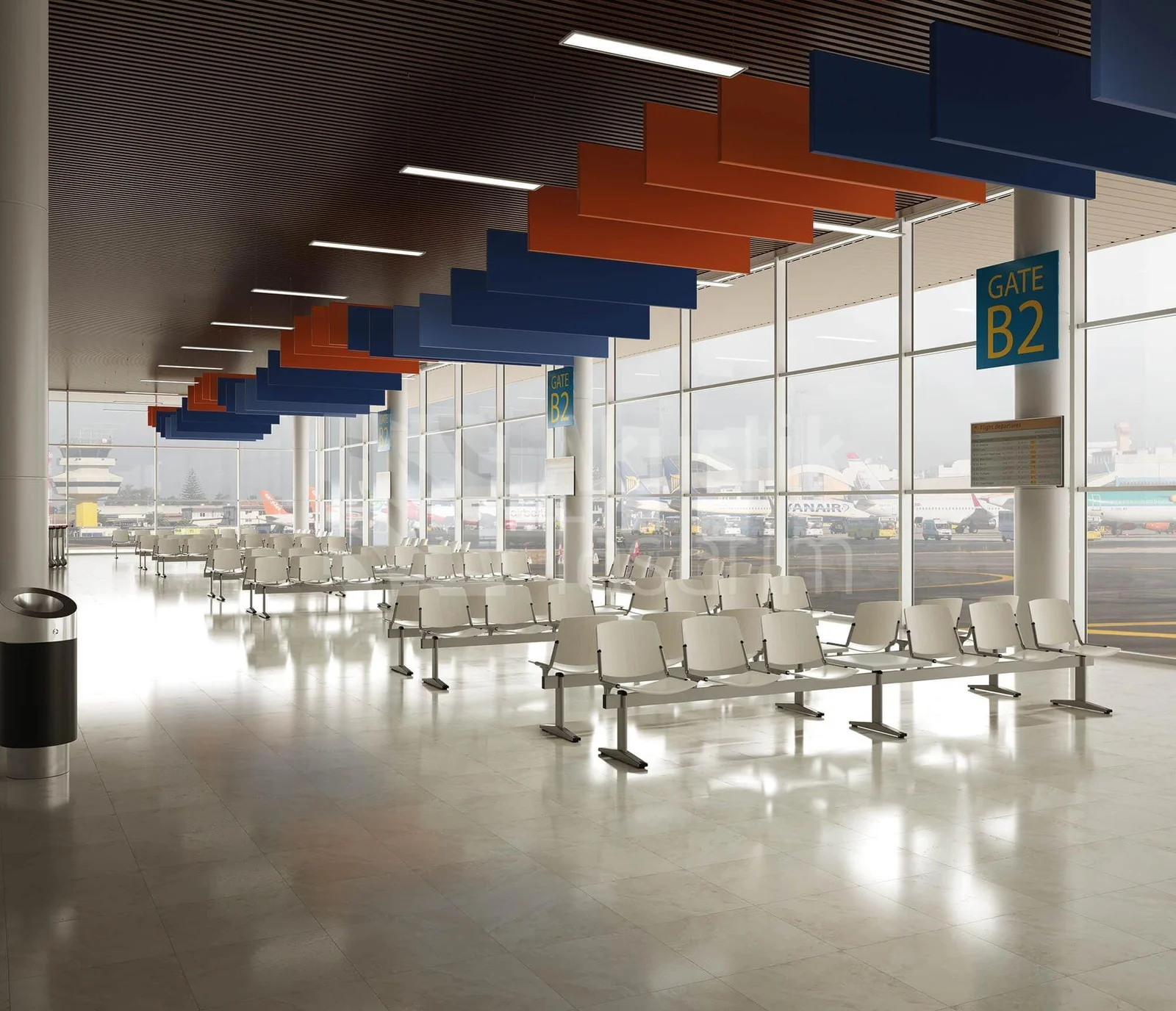 Akustik Baffle Panel yan görsel 3