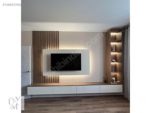 TV arkası akustik panel uygulaması