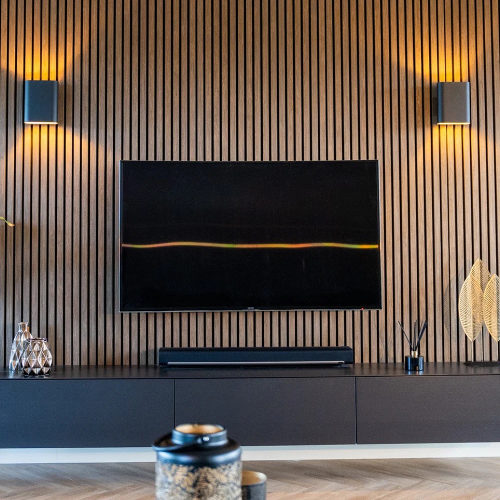 Duvar panel TV ünitesi tasarımı