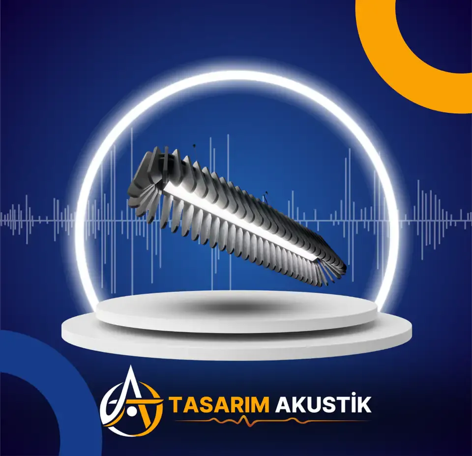 Akustik Baffle Panel yan görsel 1